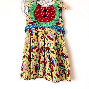 Jelly the Pug • Bright Floral Party Dress